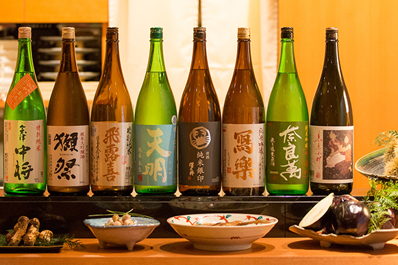 飛露喜や獺祭など豊富な日本酒